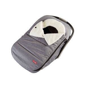 NWOT Skip Hop Gray Car Seat Cover with Cream Interior